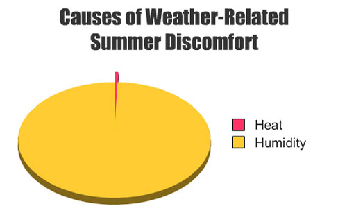 graphjam chart for summer weather heat and humidity