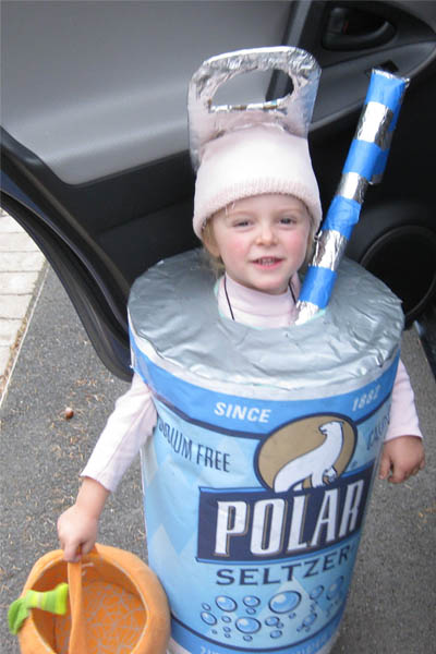 canned bottled seltzer water halloween costume diy
