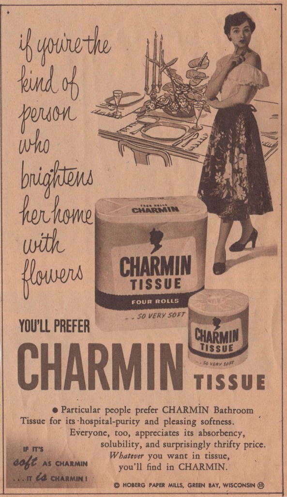 charmin bath tissue vintage advertisement