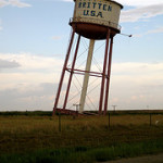Britten Leaning Water Tower